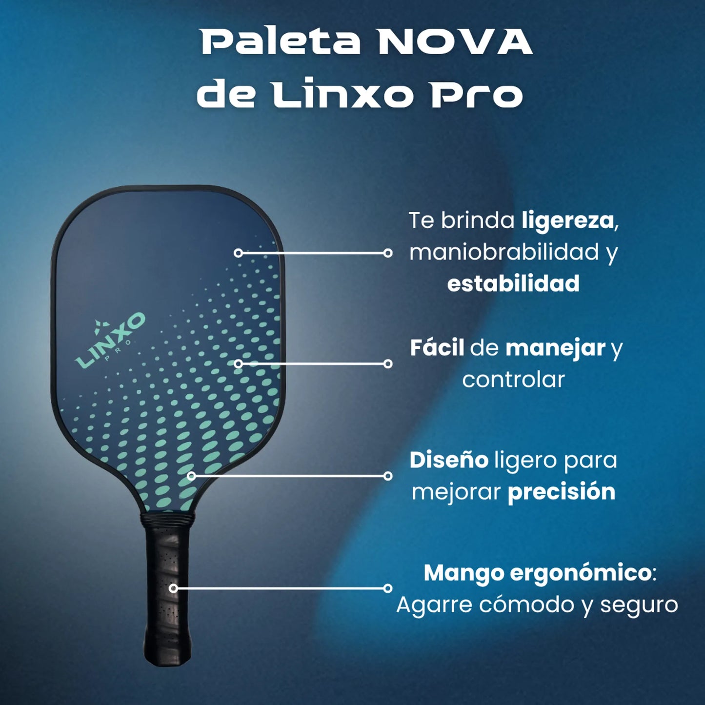 RAQUETA | PALETA DE PICKLEBALL NOVA