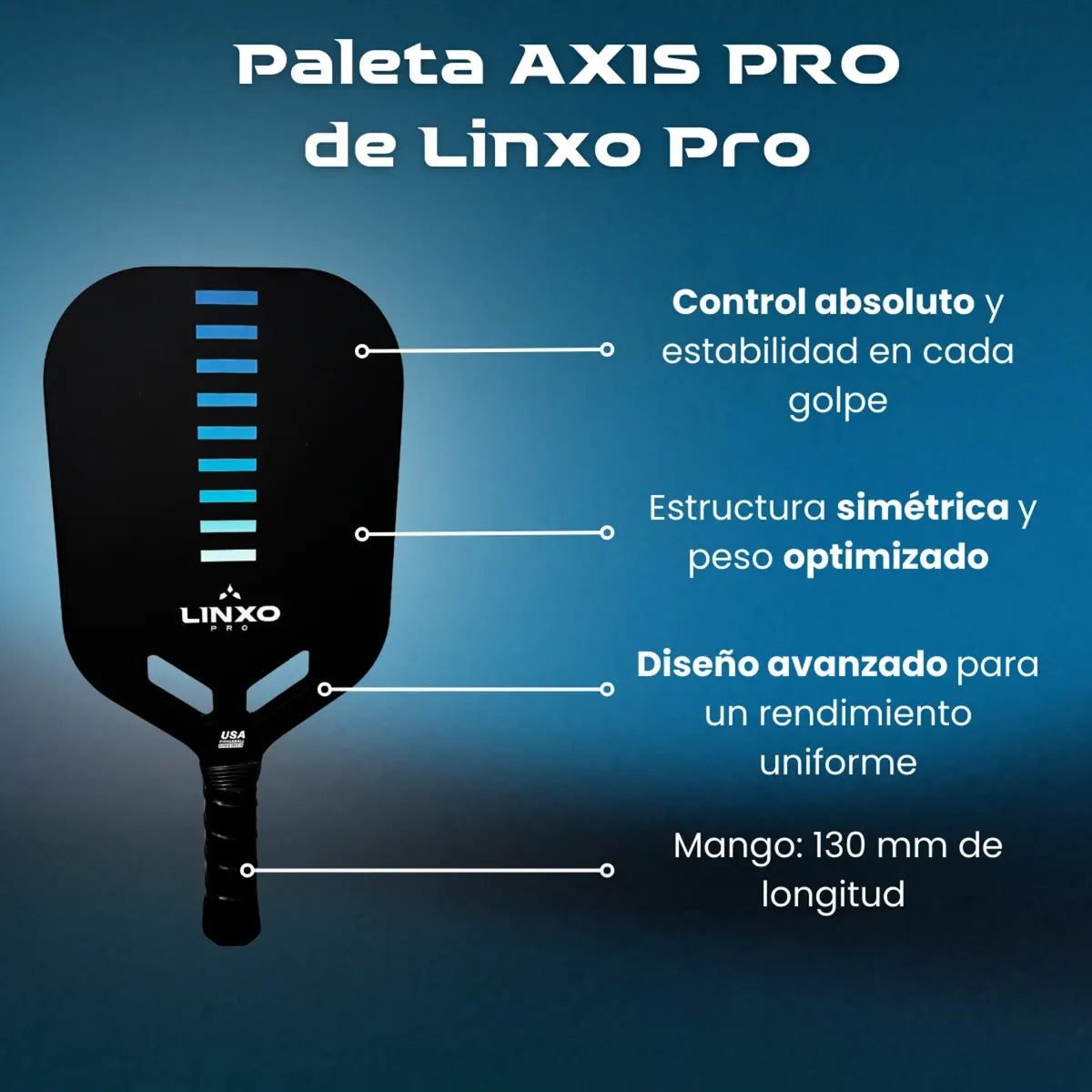 RAQUETA | PALETA DE PICKLEBALL AXIS PRO