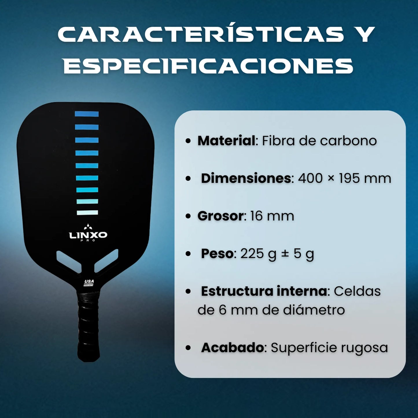 RAQUETA | PALETA DE PICKLEBALL AXIS PRO