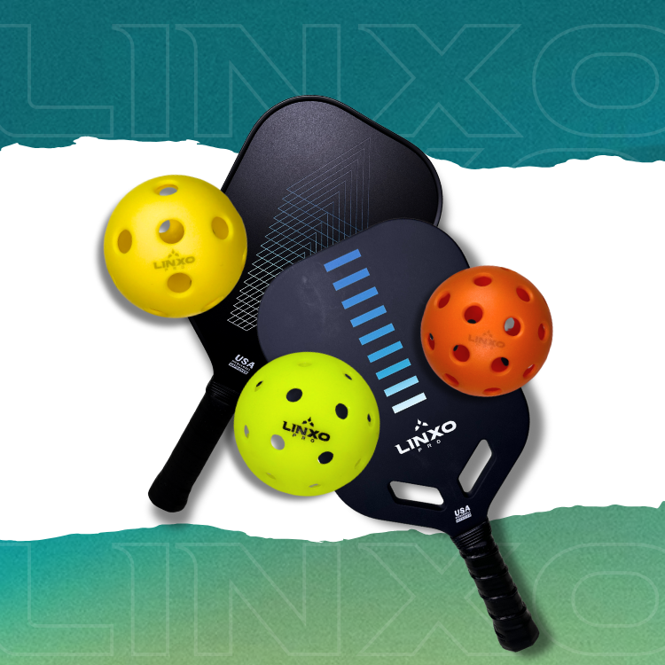 raquetas y pelotas de pickle ball